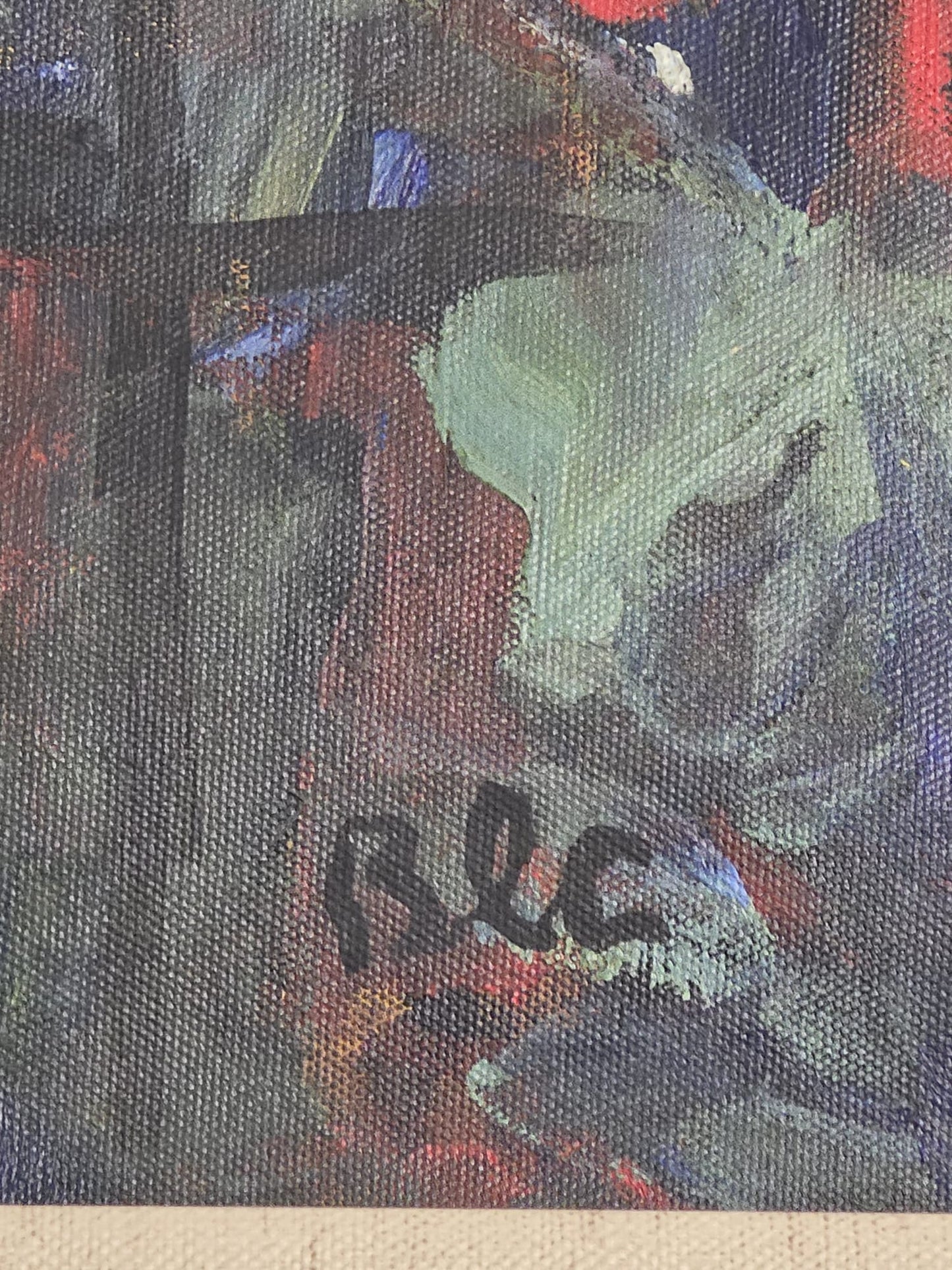 Abstract Composition (B L C) - MJ Auction Gallery - Painting