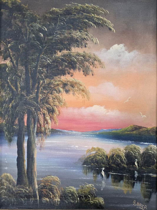 Alfred Hair (1941 - 1970) is an American landscape artist from Fort Pierce, Florida and one of the - MJ Auction Gallery - Painting