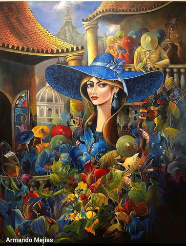 Armando Mejias is an artist who was born in 1963.Contenporary Cuban Artist,who live in Miami - MJ Auction Gallery - Painting