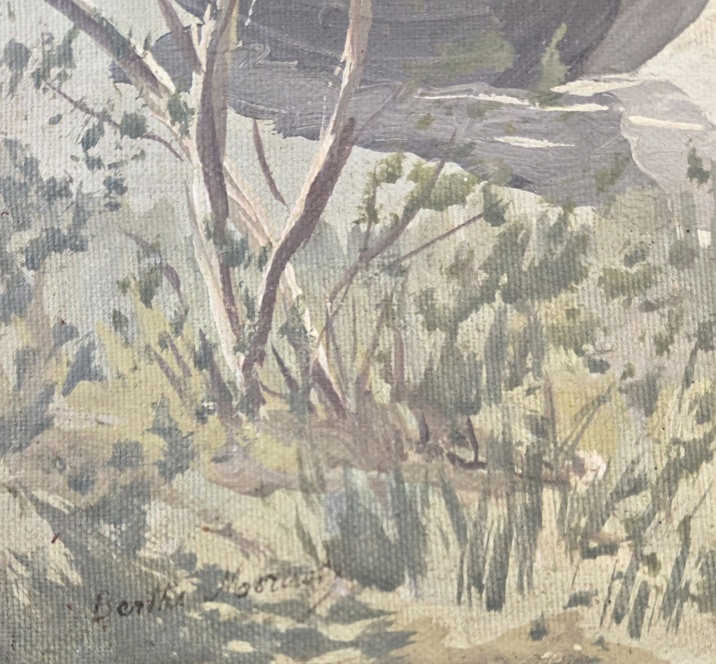 Berthe Morisot was a French painter, printmaker and a member of the circle of painters - MJ Auction Gallery - Painting
