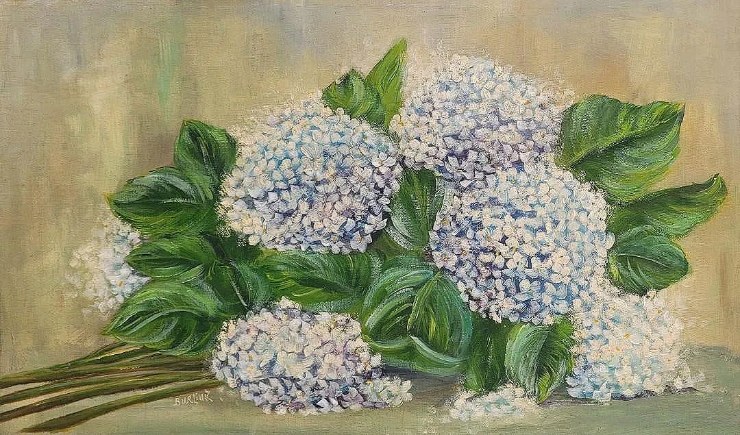 David Davidovich Burliuk was a Russian poet, artist and publicist of Ukrainian origin associated - MJ Auction Gallery - Painting