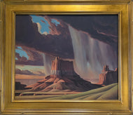 Ed Mell was an American painter from Phoenix, Arizona. He specialized in depictions of landscapes of