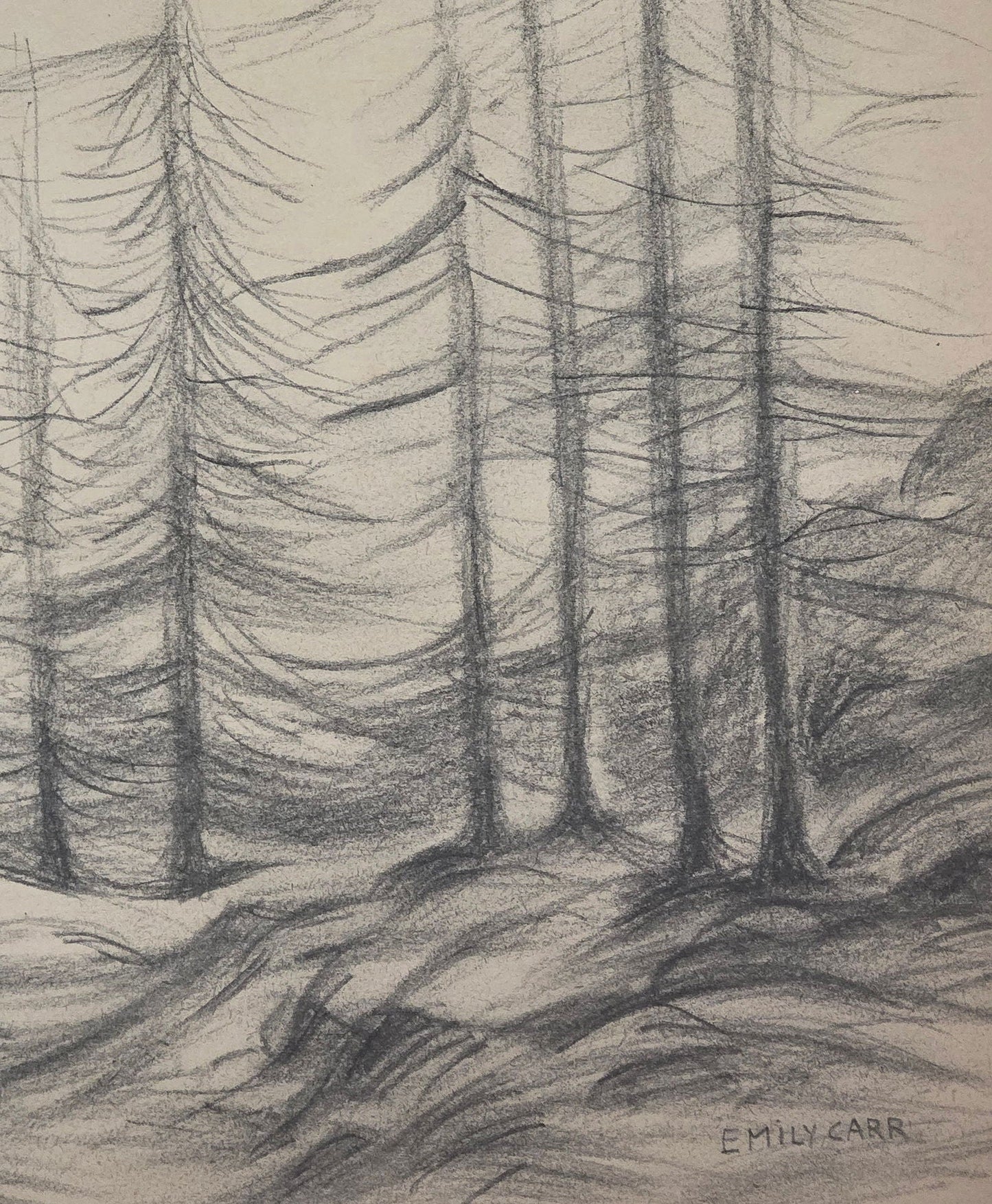 Emily Carr was a Canadian artist who was inspired by the monumental art and villages of the First - MJ Auction Gallery - Painting