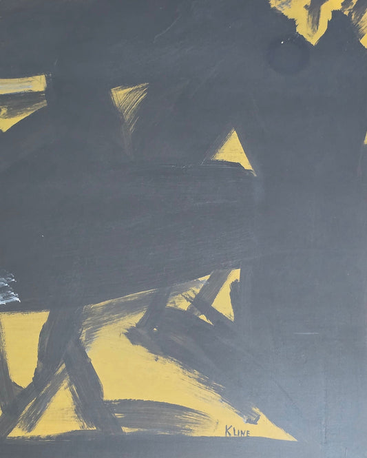Franz Kline (May 23, 1910 – May 13, 1962) was an American painter. He is associated with the - MJ Auction Gallery - Painting