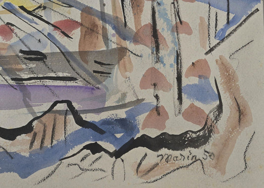 John Marin (December 23, 1870 – October 2, 1953) was an early American modernist visual artist. - MJ Auction Gallery - Painting