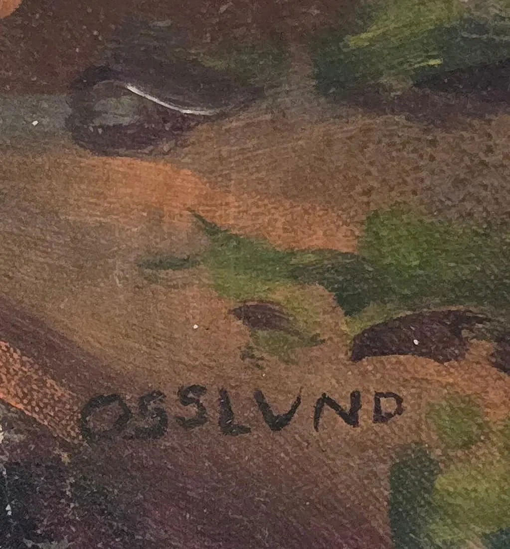 Jonas Helmer Osslund, originally Åslund was a Swedish painter. He specialized in motifs from - MJ Auction Gallery - Painting