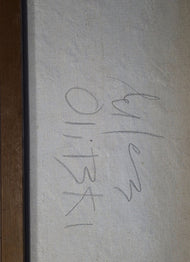 Jules Olitski explored the material properties of paint; he often used non-standard materials such