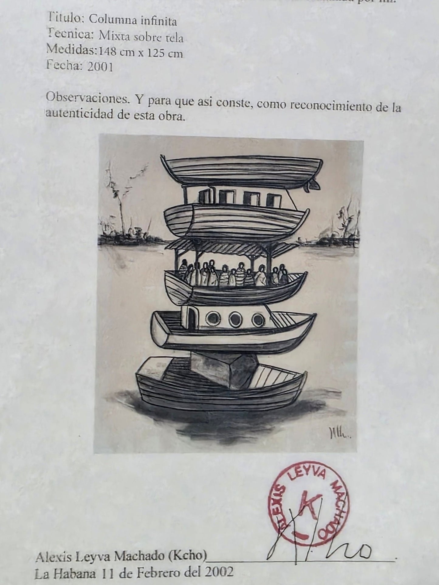 KCHO, born Alexis Leiva Machado on the Isle of Pines, is a contemporary Cuban artist. He first - MJ Auction Gallery - Painting