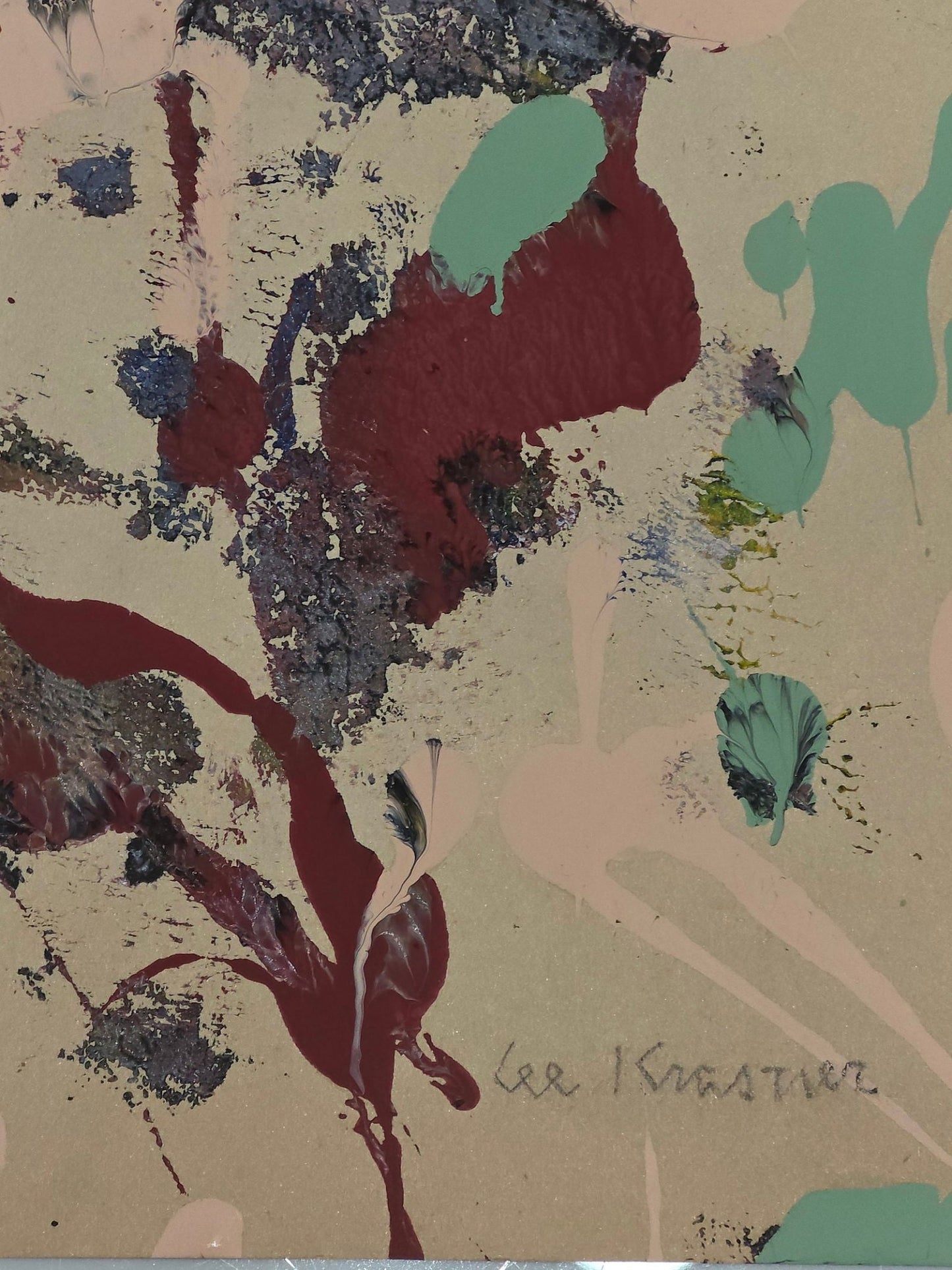 Lenore "Lee" Krasner was an American painter and visual artist active primarily in New York whose wo - MJ Auction Gallery - Painting