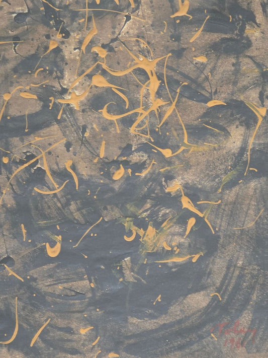 Mark George Tobey was an American painter. His densely structured compositions, inspired by Asian - MJ Auction Gallery - Painting