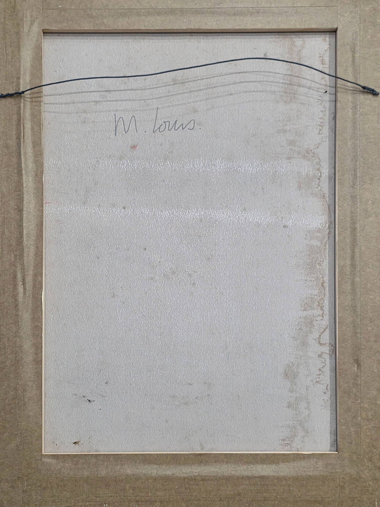 Morris Louis Bernstein, known professionally as Morris Louis, was an American painter. During the - MJ Auction Gallery - Painting