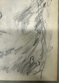 Pencil and Charcoal Portrait (B.)