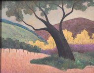 Sally Michel Avery was an artist and illustrator who created modernist paintings of abstracted