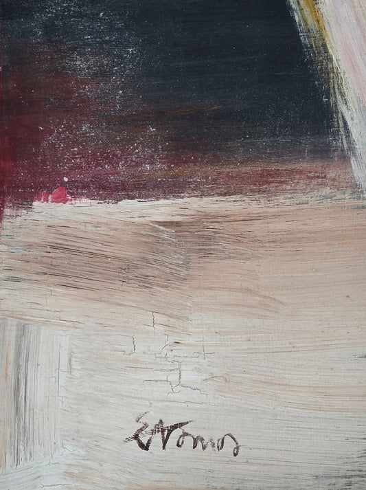 Theodoros Stamos was a Greek - American painter. He is one of the youngest painters of the original - MJ Auction Gallery - Painting