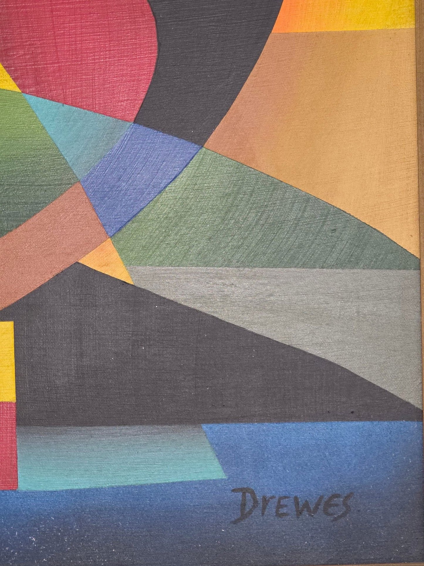 Werner Drewes was a painter, printmaker, and art teacher. Considered to be one of the founding fathe - MJ Auction Gallery - Painting
