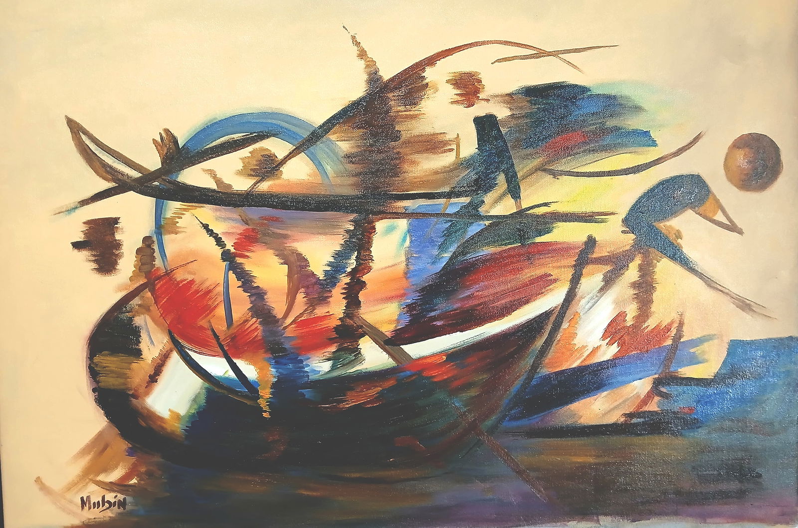 Orhon Mubin, Turkish artist of the 20th century, produced a considerable body of drawings and