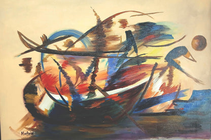 Orhon Mubin, Turkish artist of the 20th century, produced a considerable body of drawings and