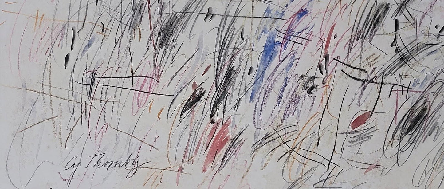 Cy Twombly,(Alton Stanley Tobey) (November 5, 1914 – January 4, 2005) was an American painter,