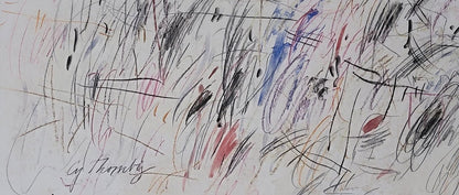 Cy Twombly,(Alton Stanley Tobey) (November 5, 1914 – January 4, 2005) was an American painter,