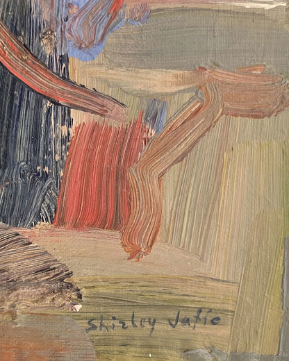 Shirley Jaffe was an American abstract painter. Her early work is of the gestural abstract expressio