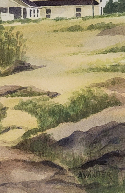 Andrew Winter was an Estonian-born American artist best known for his landscape paintings on the