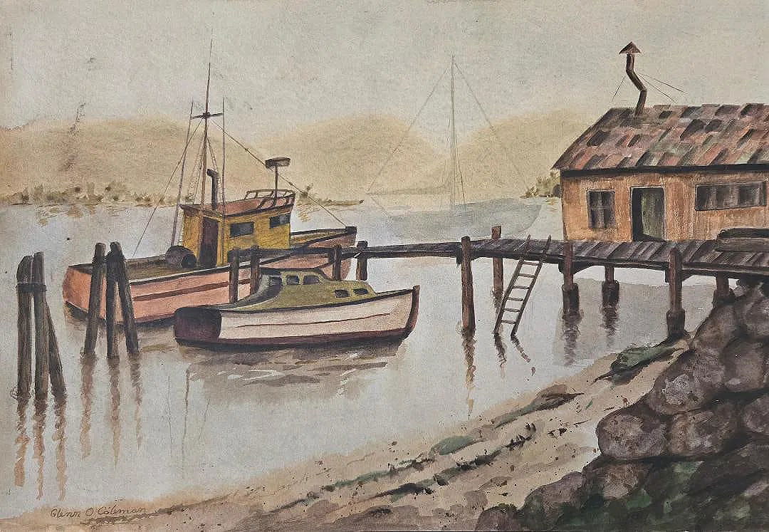 Glenn Coleman was an American painter. His work was part of the painting event in the art