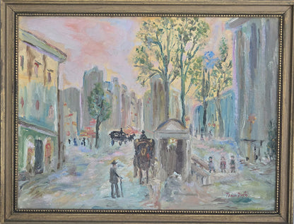 Jean Dufy was a French painter of Parisian society, country scenes, circuses, horse races,