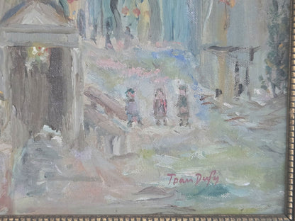 Jean Dufy was a French painter of Parisian society, country scenes, circuses, horse races,