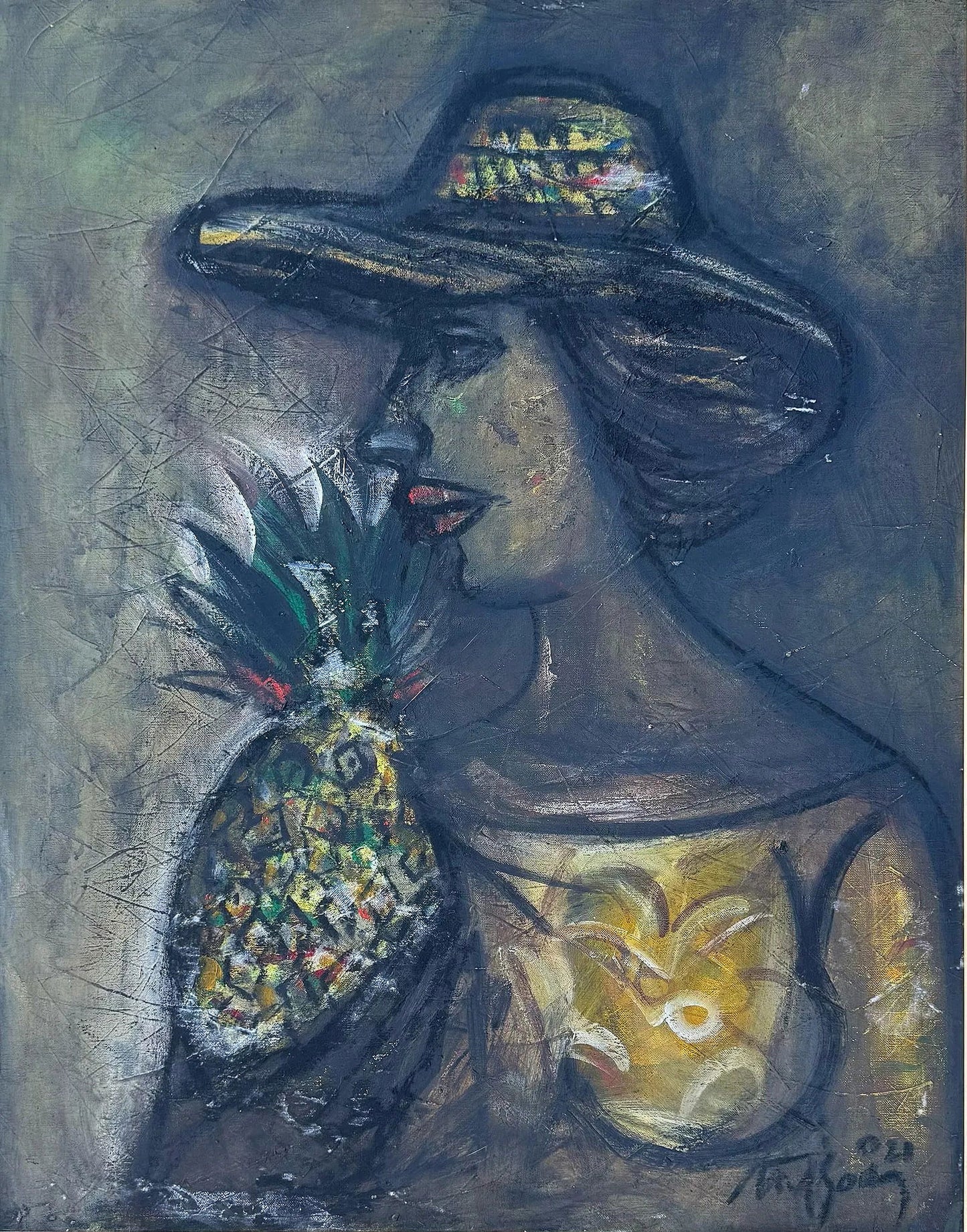 Nelson Dominguez Sedeno,Born: 1947, Santiago de Cuba, Cuba.Studies: 1970 National School of Art,