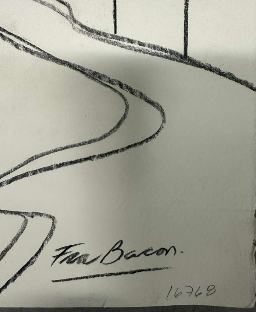 Abstract Portrait (Francis Bacon) - MJ Auction Gallery - Painting