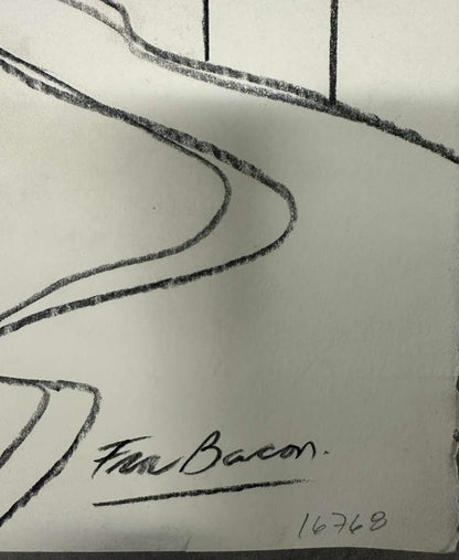Abstract Portrait (Francis Bacon) - MJ Auction Gallery - Painting