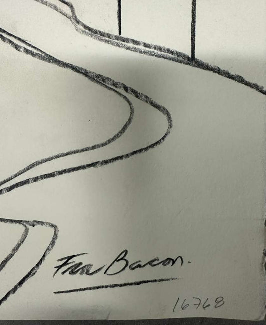Abstract Portrait (Francis Bacon) - MJ Auction Gallery - Painting