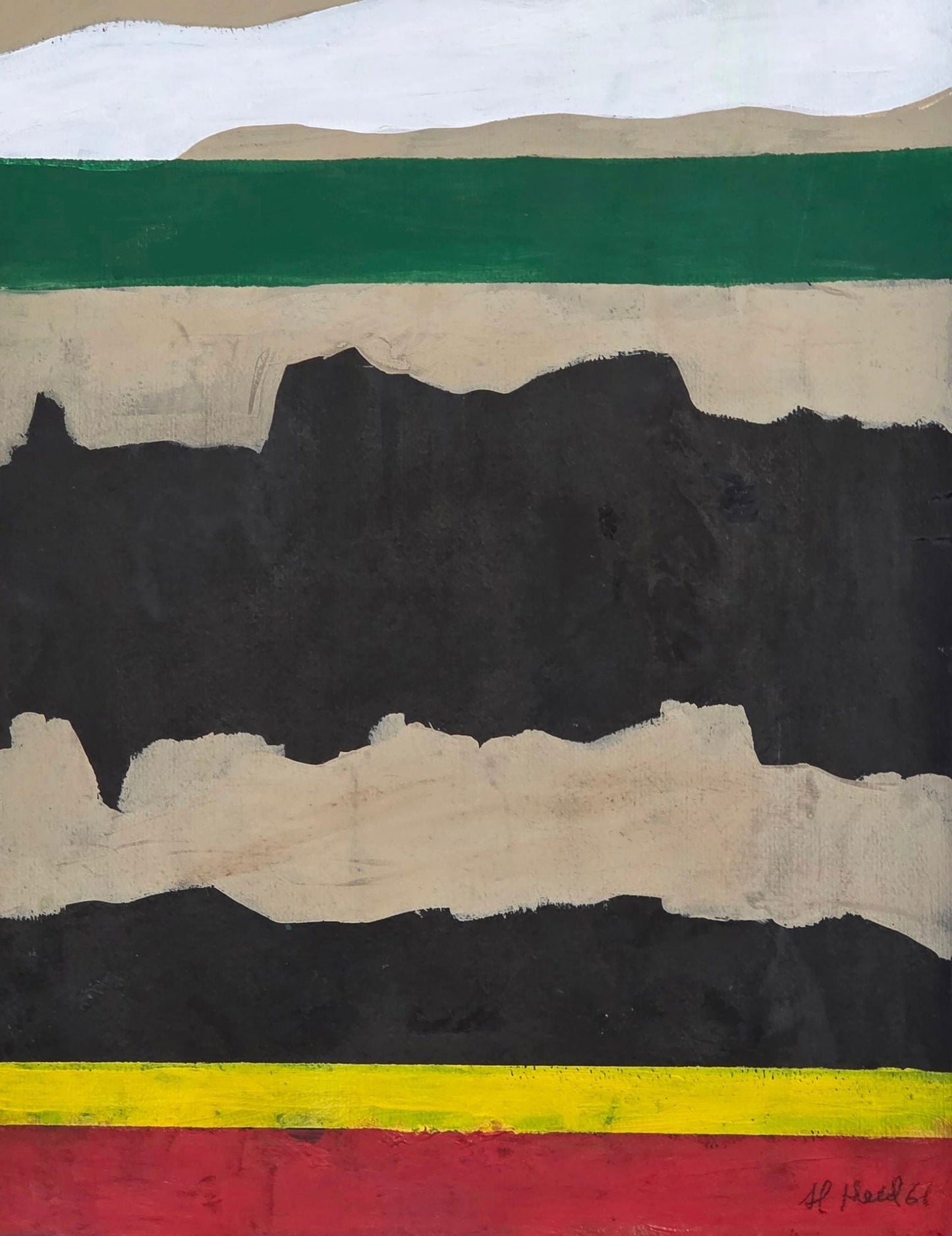 Al Held was an American Abstract expressionist painter. He was particularly well known for his large - MJ Auction Gallery - Painting