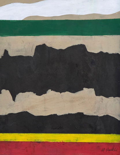 Al Held was an American Abstract expressionist painter. He was particularly well known for his large - MJ Auction Gallery - Painting