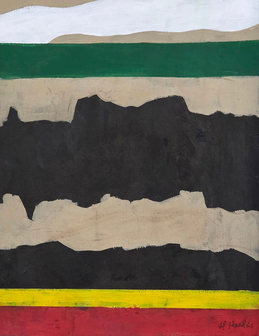 Al Held was an American Abstract expressionist painter. He was particularly well known for his large - MJ Auction Gallery - Painting