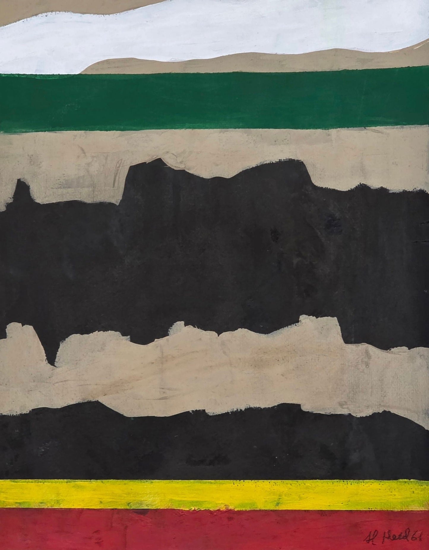 Al Held was an American Abstract expressionist painter. He was particularly well known for his large - MJ Auction Gallery - Painting