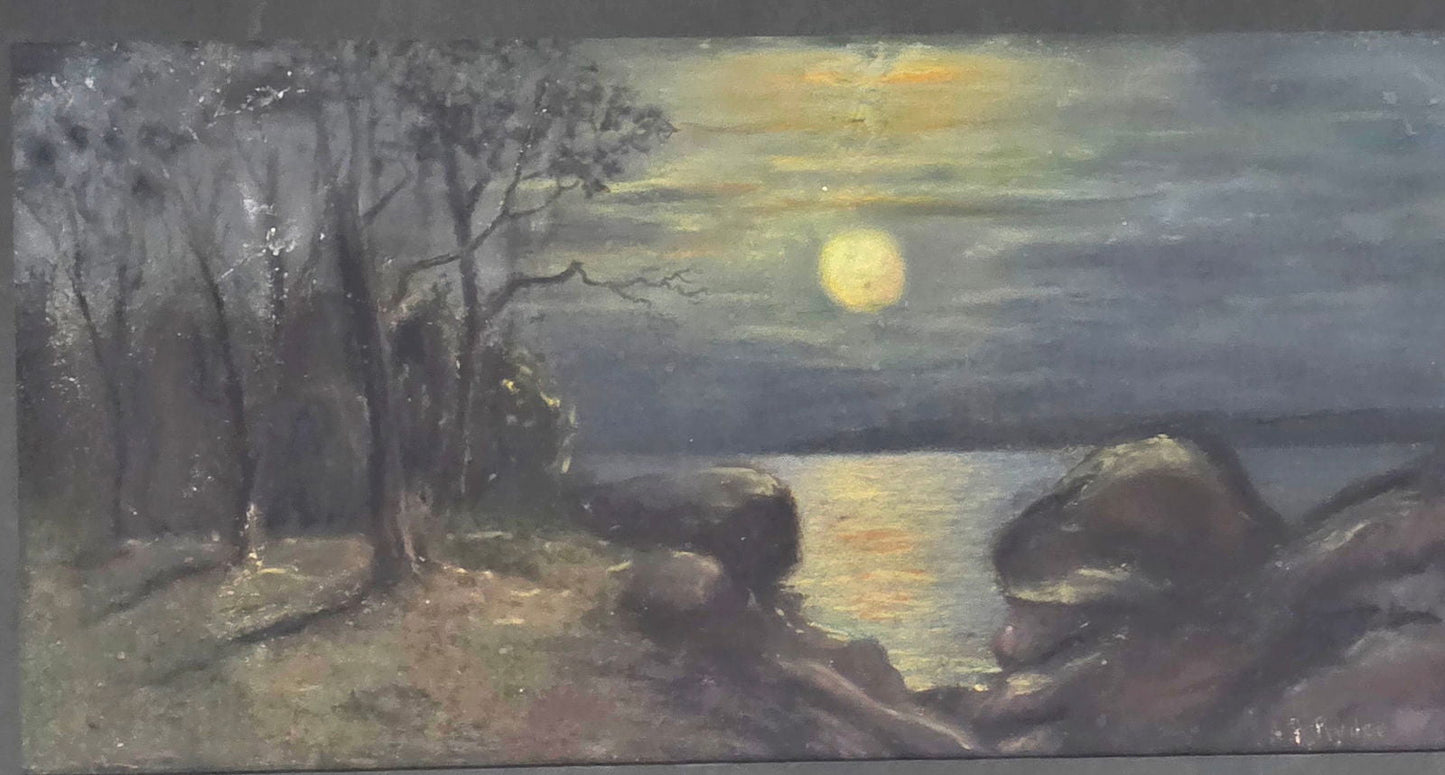 Albert Pinkham Ryder (March 19, 1847 – March 28, 1917) was an American painter best known for his - MJ Auction Gallery - Painting