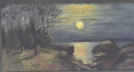 Albert Pinkham Ryder (March 19, 1847 – March 28, 1917) was an American painter best known for his - MJ Auction Gallery - Painting