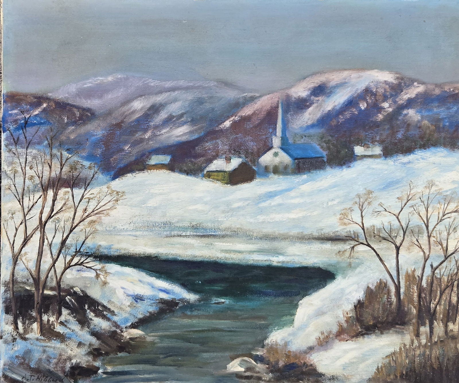 Aldro Thompson Hibbard was an American plein air painter known for his landscape paintings, - MJ Auction Gallery - Painting