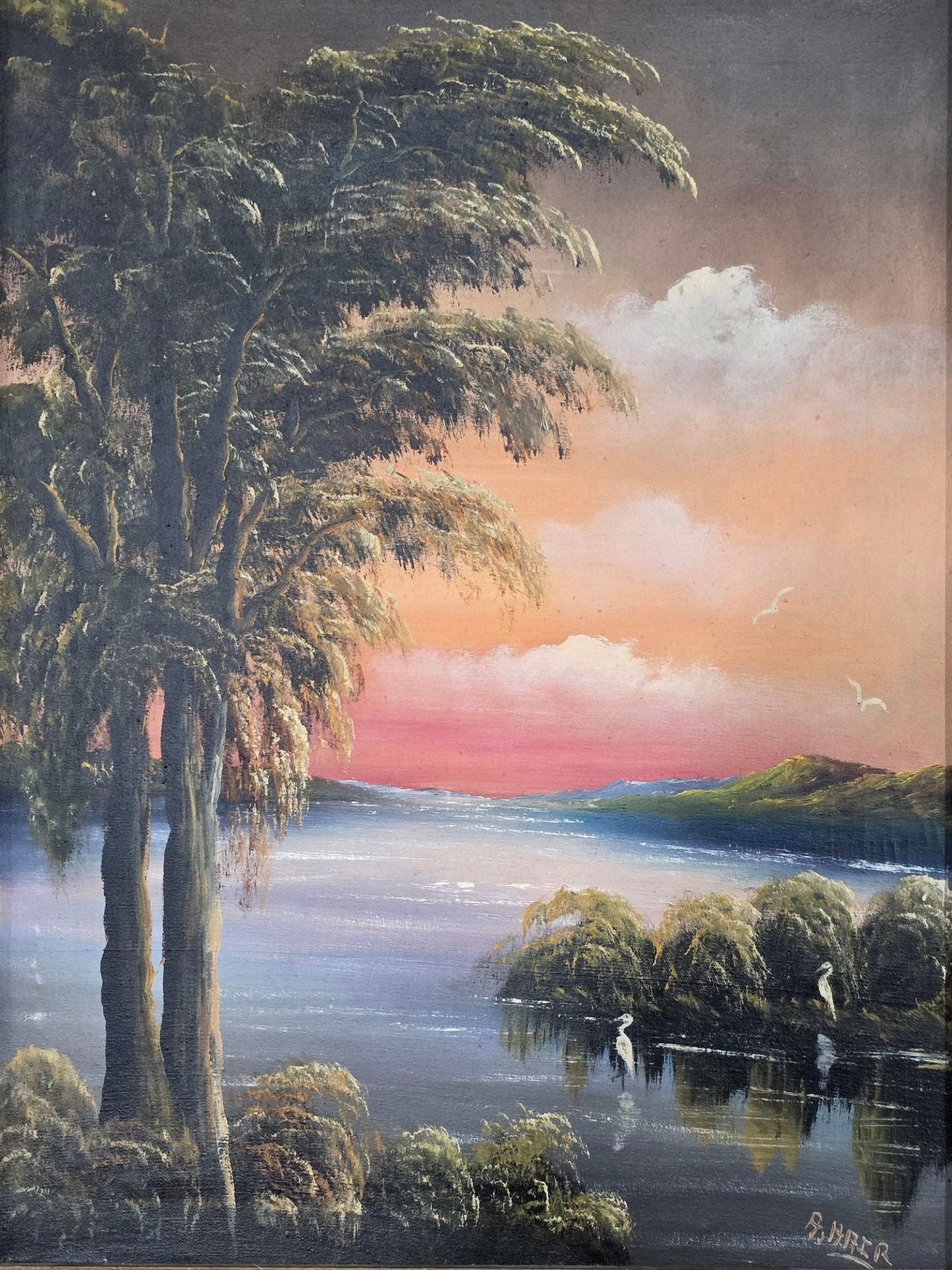 Alfred Hair (1941 - 1970) is an American landscape artist from Fort Pierce, Florida and one of the - MJ Auction Gallery - Painting