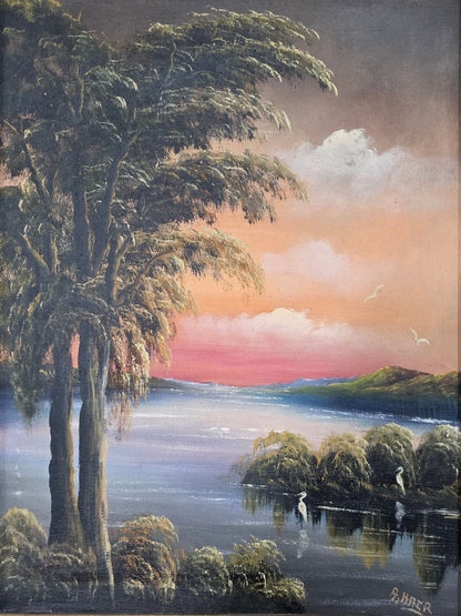 Alfred Hair (1941 - 1970) is an American landscape artist from Fort Pierce, Florida and one of the - MJ Auction Gallery - Painting