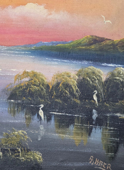 Alfred Hair (1941 - 1970) is an American landscape artist from Fort Pierce, Florida and one of the - MJ Auction Gallery - Painting