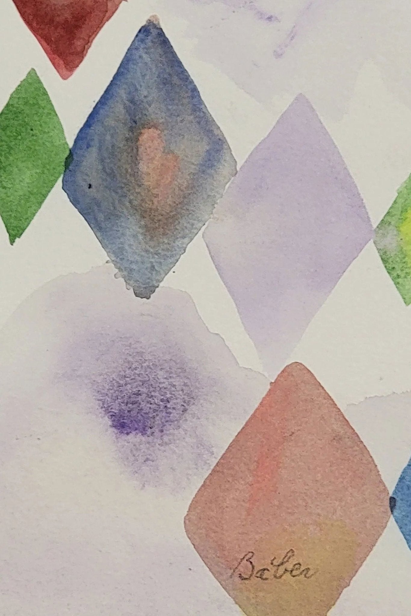 Alice Baber was an American abstract expressionist painter who worked in oil and watercolor. She was - MJ Auction Gallery - Painting
