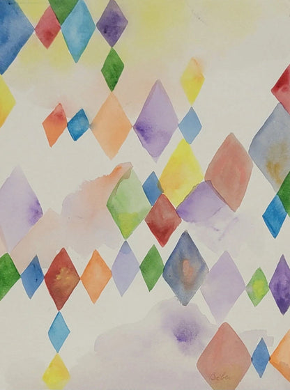 Alice Baber was an American abstract expressionist painter who worked in oil and watercolor. She was - MJ Auction Gallery - Painting