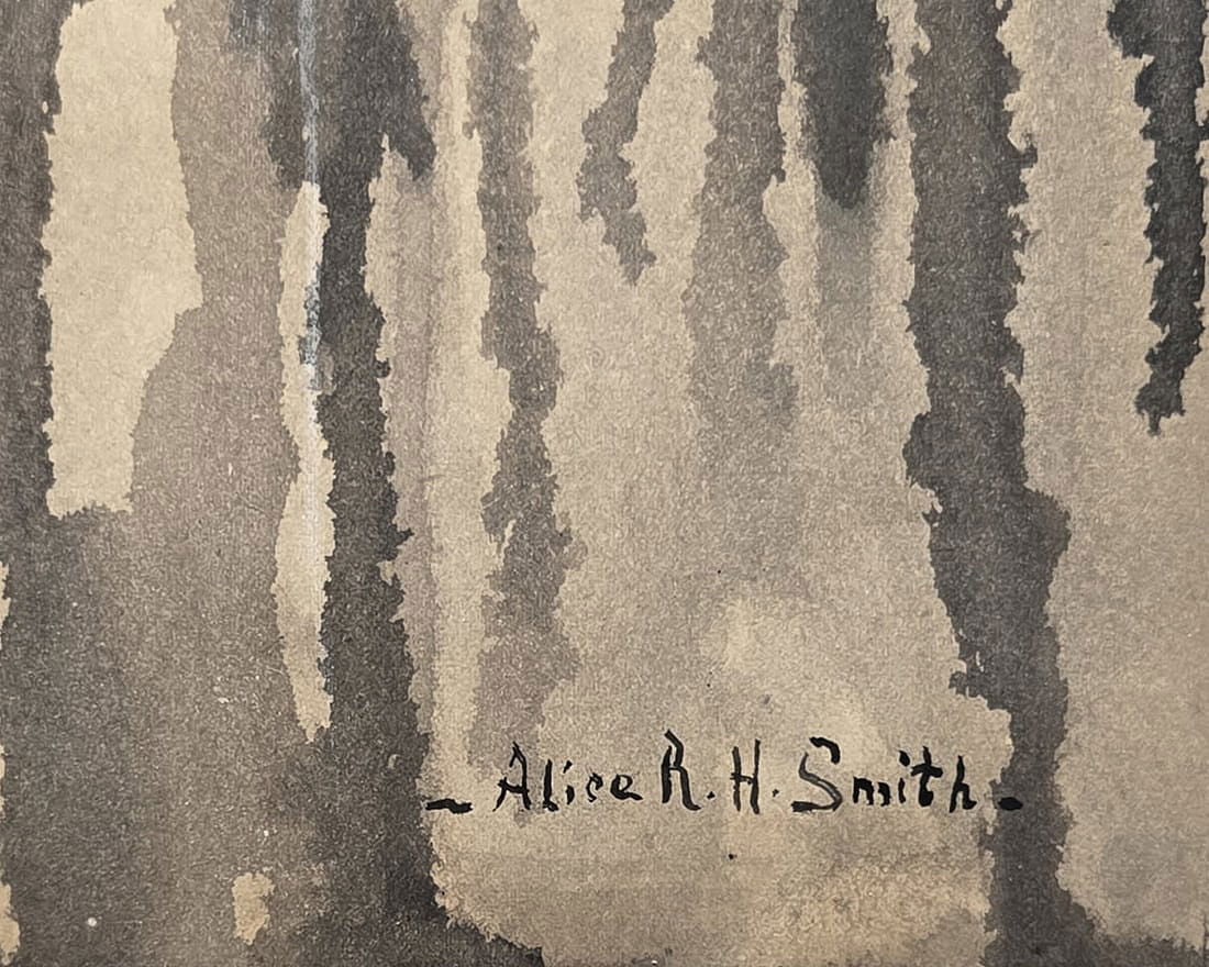 Alice Ravenel Huger Smith was an American painter and printmaker. She was one of the leading figures - MJ Auction Gallery - Painting