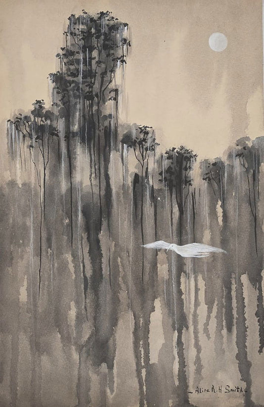 Alice Ravenel Huger Smith was an American painter and printmaker. She was one of the leading figures - MJ Auction Gallery - Painting