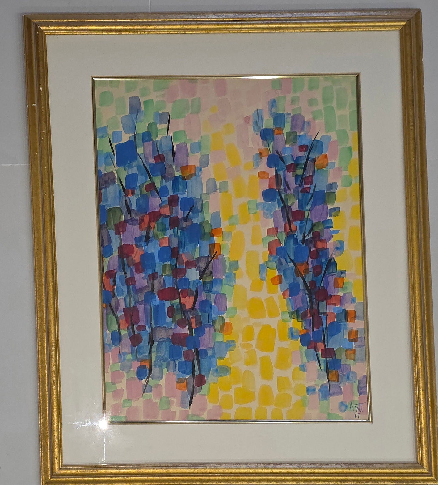 Alma Woodsey Thomas was an American artist and art teacher who lived and worked in Washington, D.C., - MJ Auction Gallery - Painting