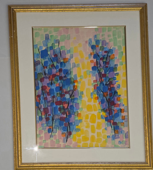 Alma Woodsey Thomas was an American artist and art teacher who lived and worked in Washington, D.C., - MJ Auction Gallery - Painting