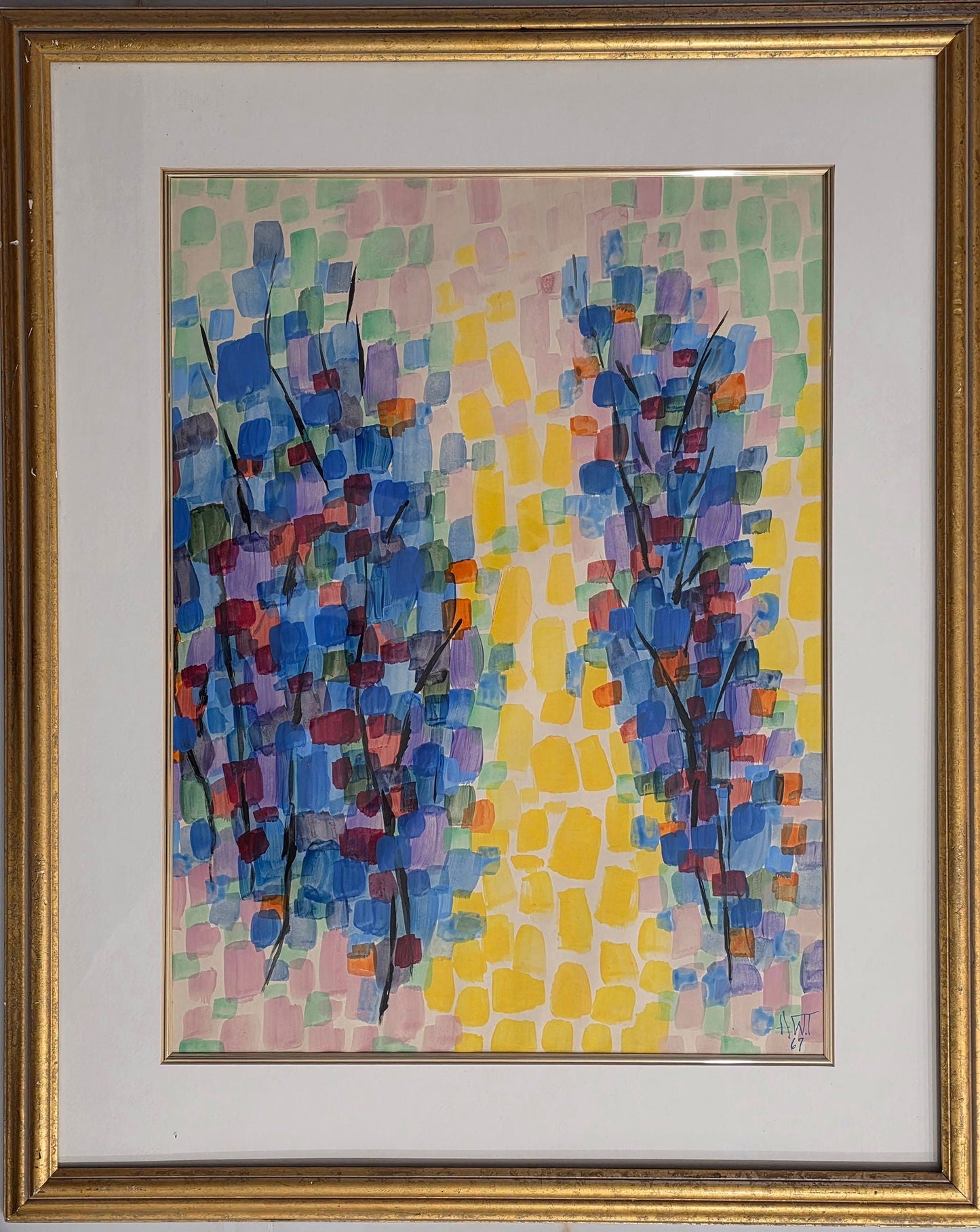 Alma Woodsey Thomas was an American artist and art teacher who lived and worked in Washington, D.C., - MJ Auction Gallery - Painting