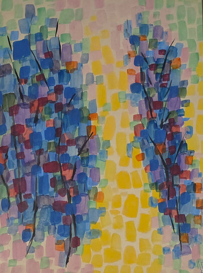 Alma Woodsey Thomas was an American artist and art teacher who lived and worked in Washington, D.C., - MJ Auction Gallery - Painting